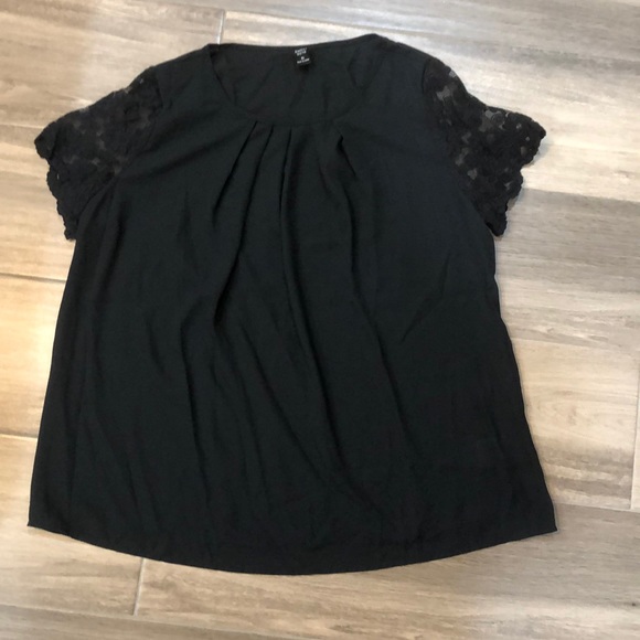 Emery Rose mesh blouse - Picture 4 of 8